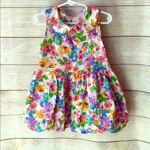 Vintage child’s floral  spring/summer dress